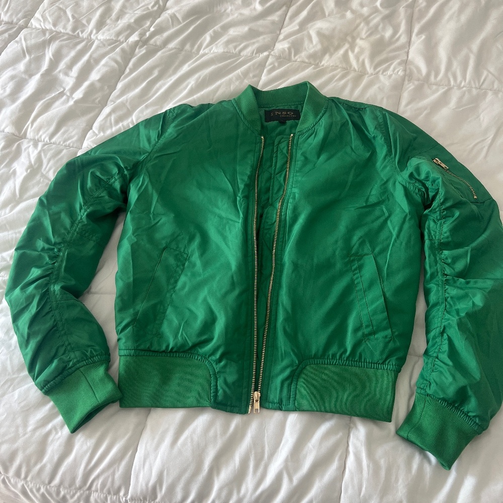 Green Bomber Jacket